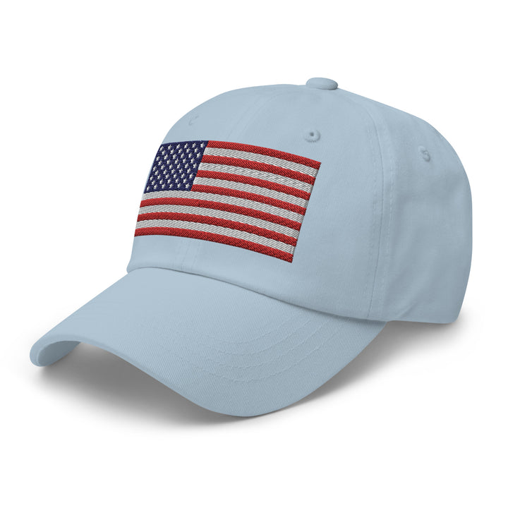 Dad Hat - American Flag (Embroidered Flag)