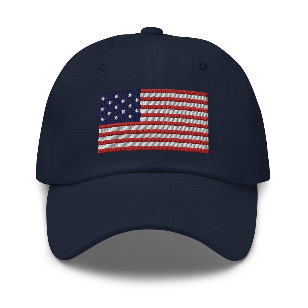 Dad Hat - Star Spangled Banner Flag (Embroidered Flag)