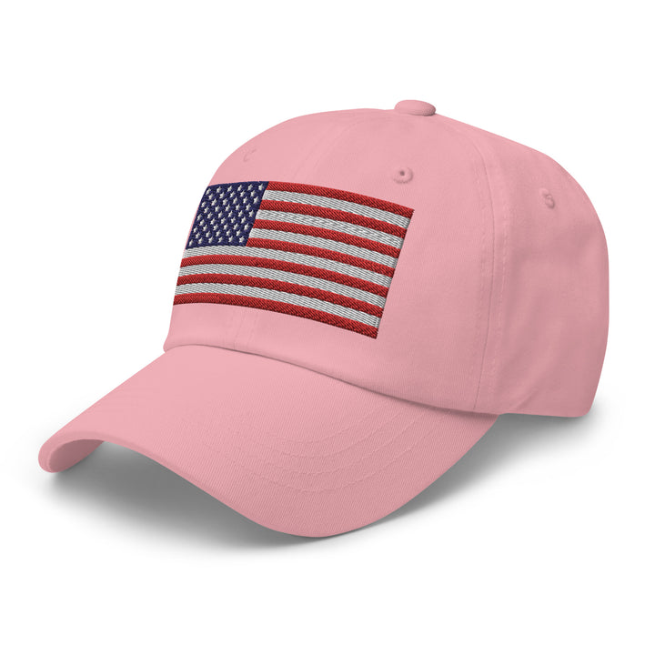 Dad Hat - American Flag (Embroidered Flag)