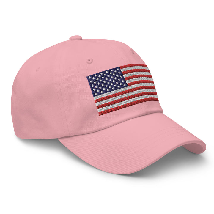 Dad Hat - American Flag (Embroidered Flag)