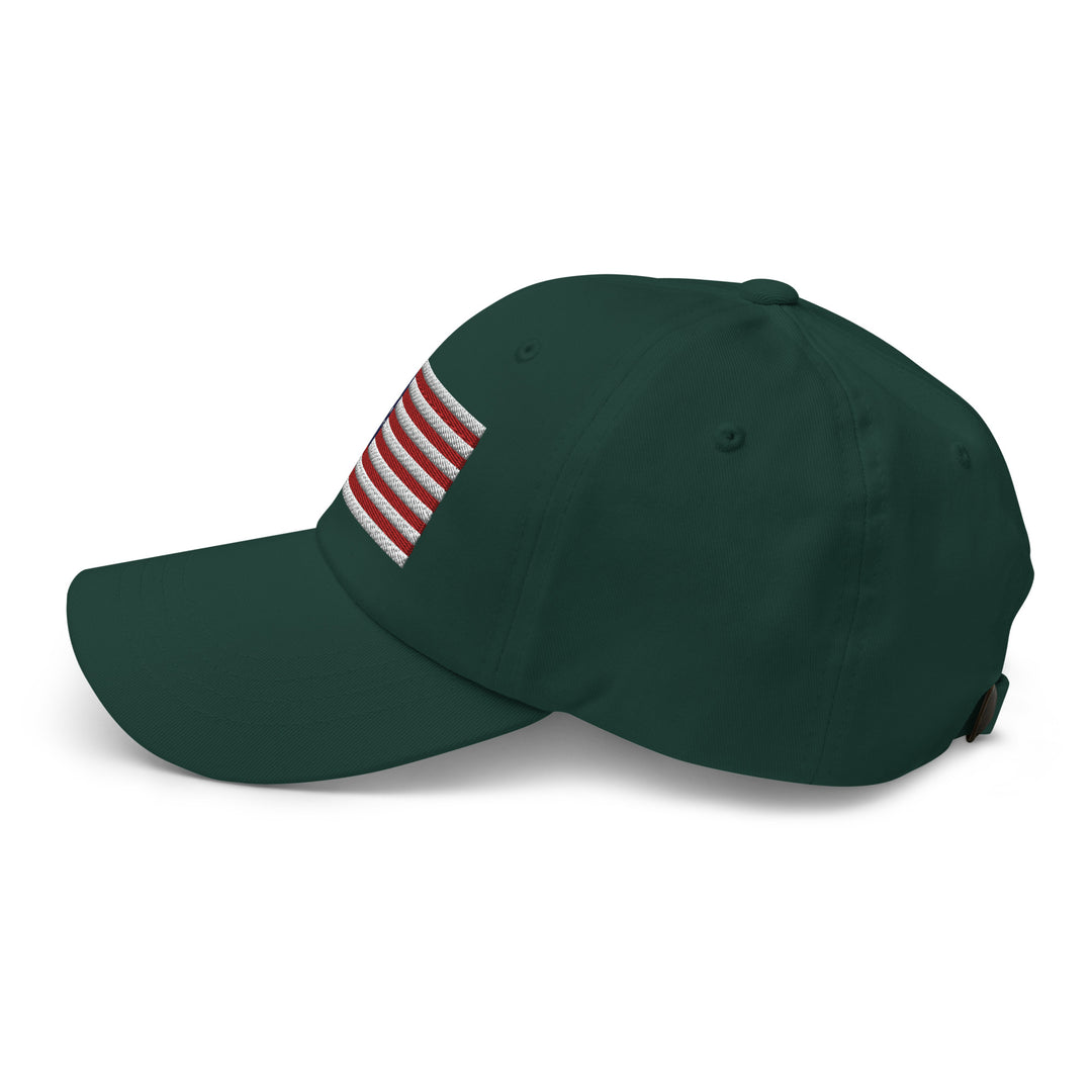 Dad Hat - Bennington Flag "1776" (Embroidered Flag)