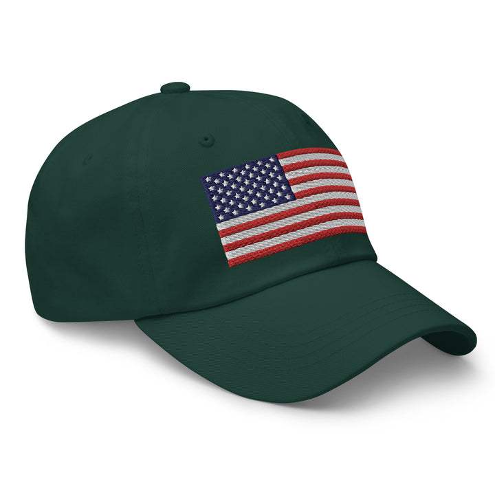 Dad Hat - American Flag (Embroidered Flag)