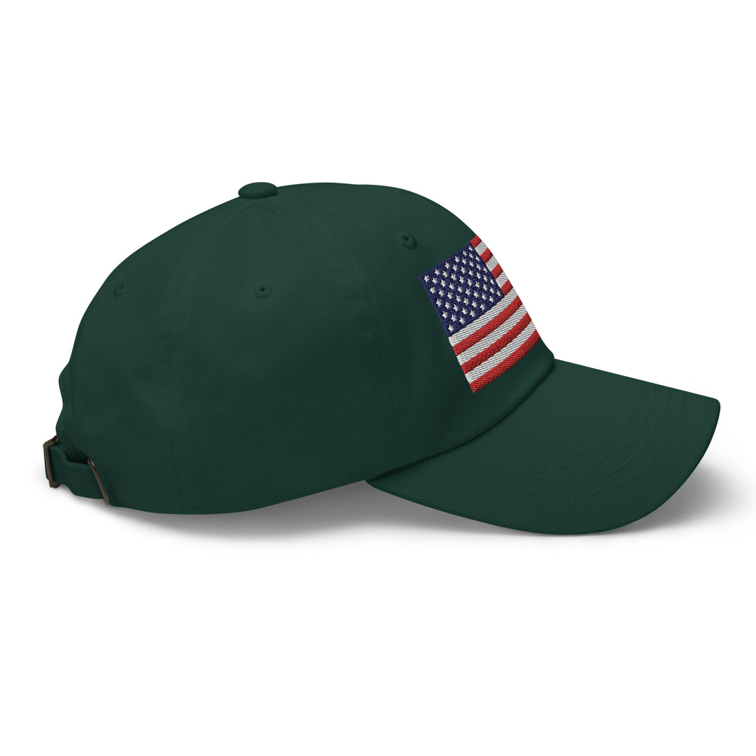 Dad Hat - American Flag (Embroidered Flag)