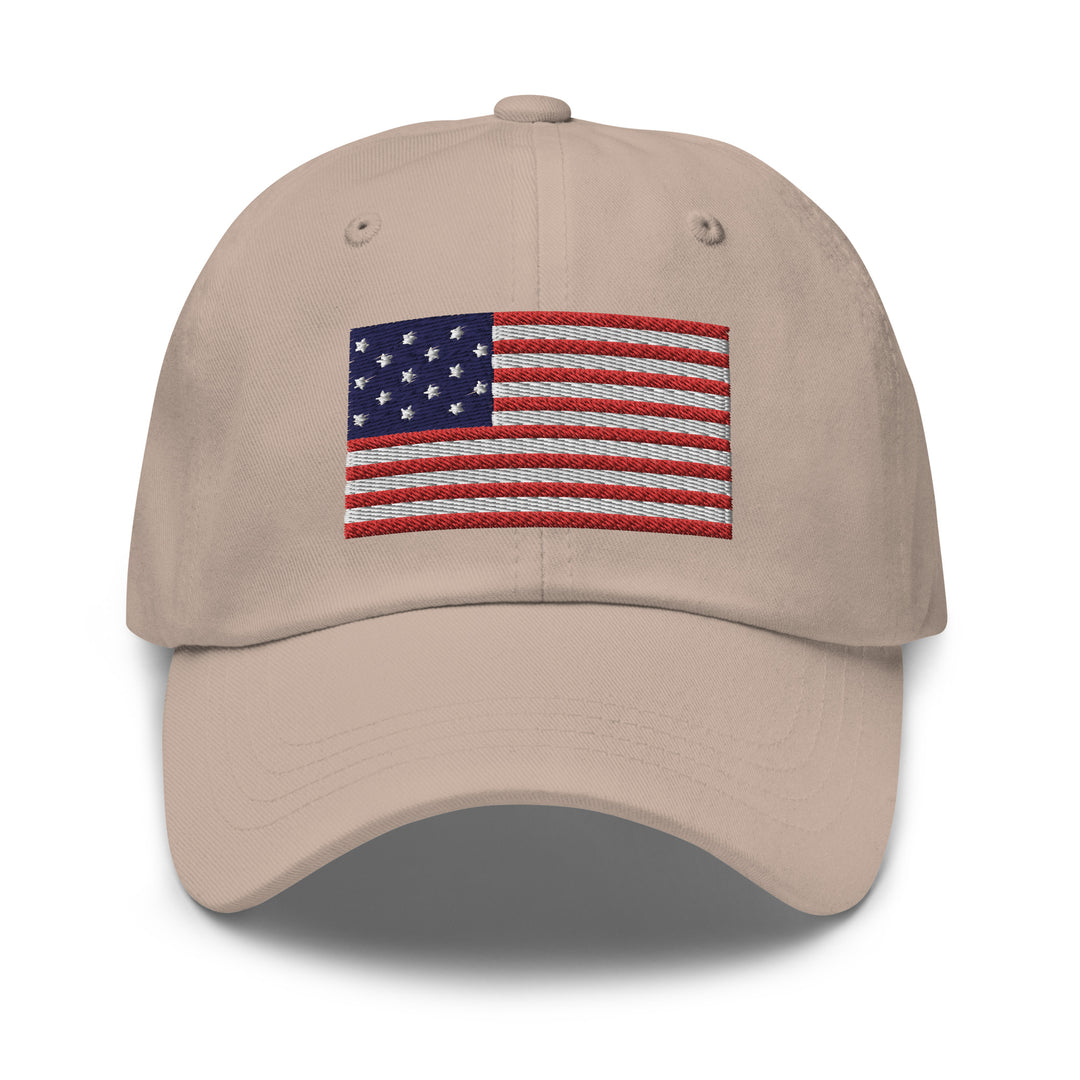 Dad Hat - Star Spangled Banner Flag (Embroidered Flag)