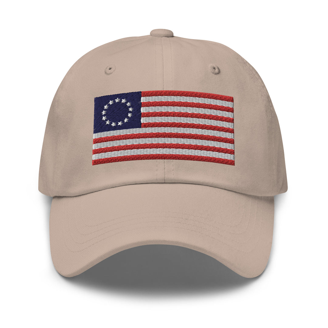 Dad Hat - Betsy Ross Flag (Embroidered Flag)