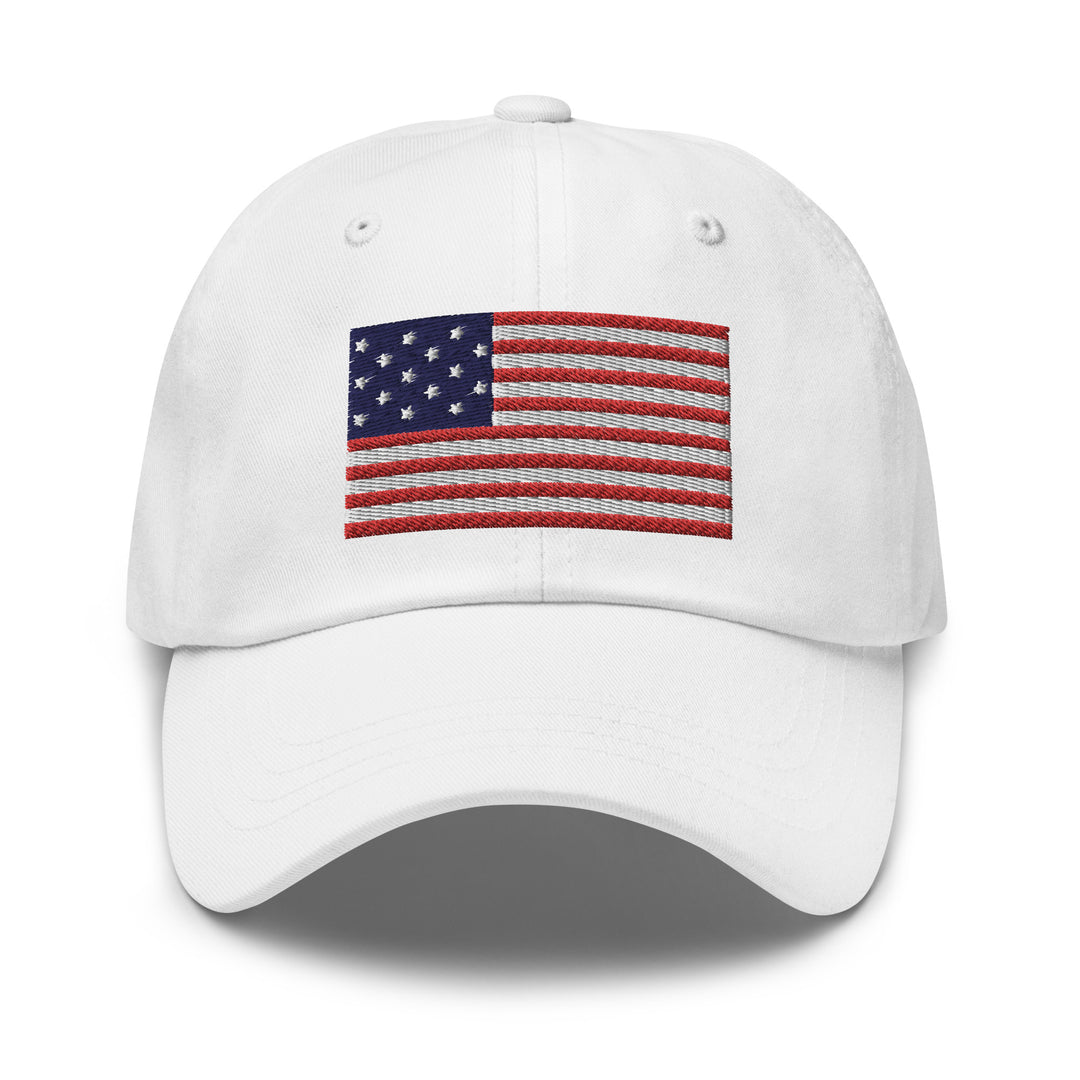 Dad Hat - Star Spangled Banner Flag (Embroidered Flag)