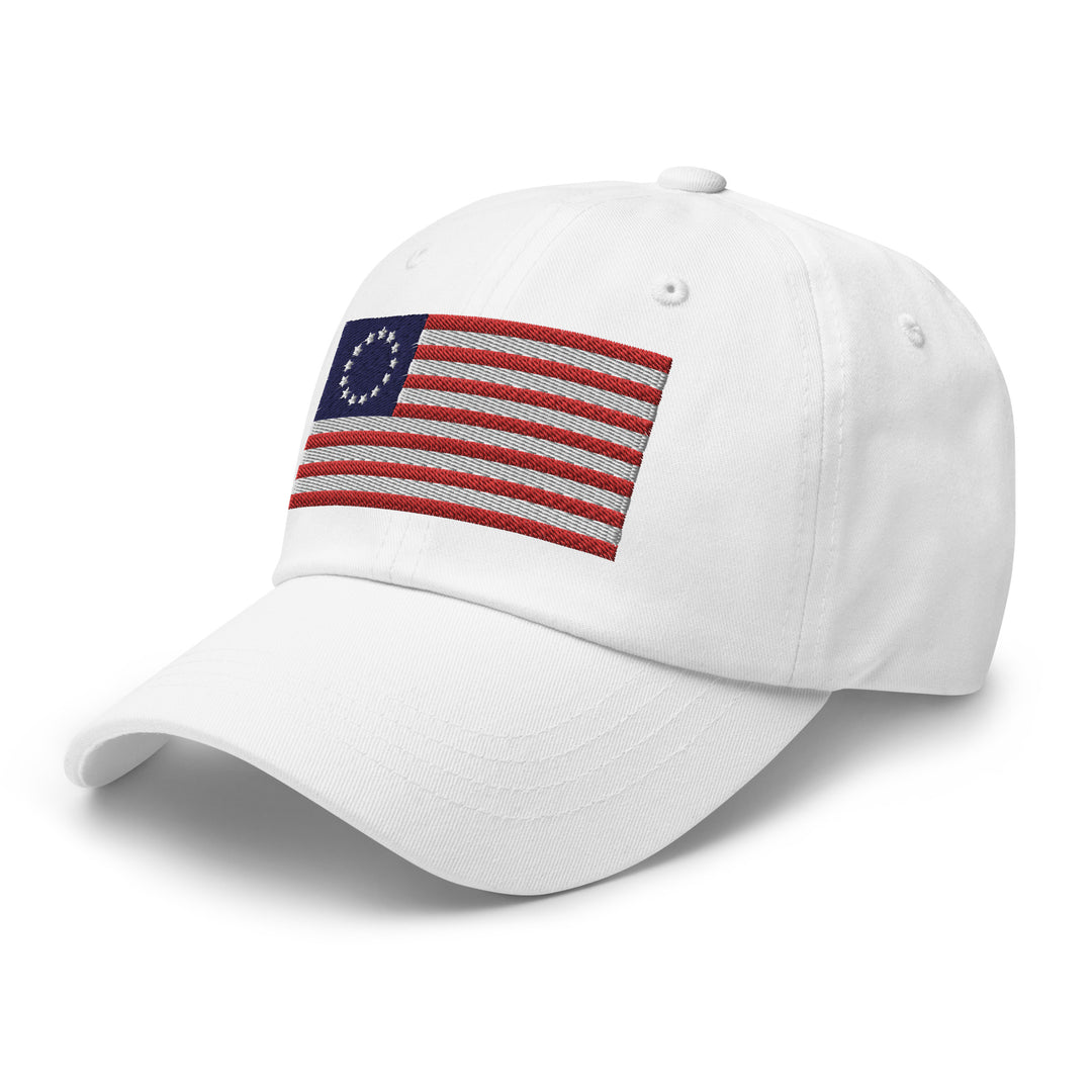 Dad Hat - Betsy Ross Flag (Embroidered Flag)