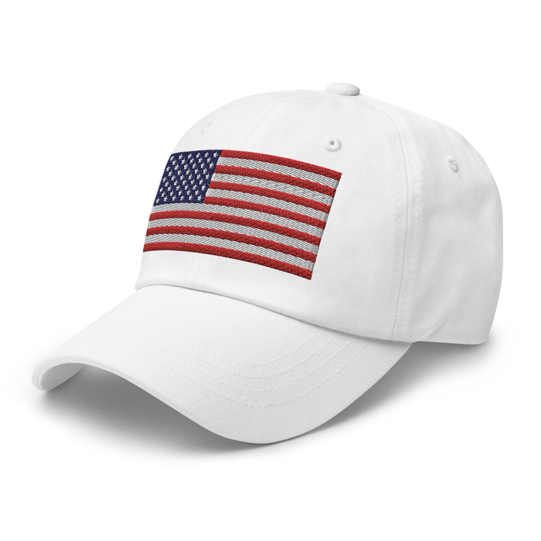 Dad Hat - American Flag (Embroidered Flag)