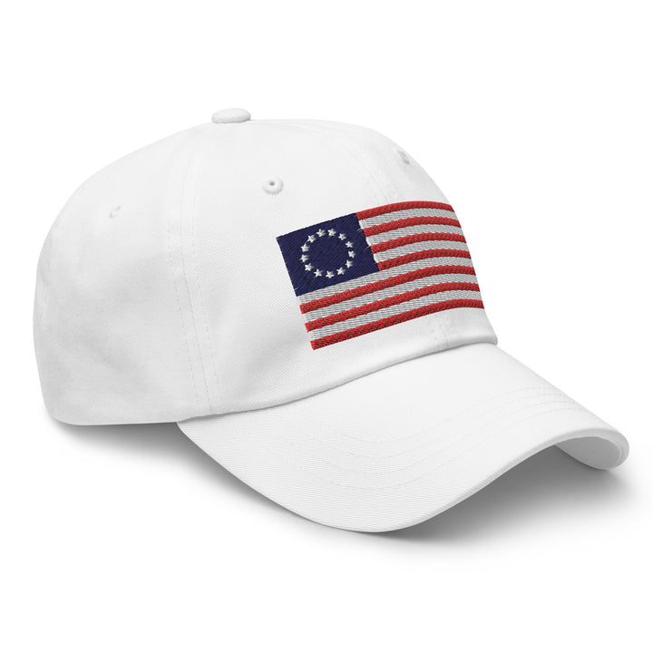 Dad Hat - Betsy Ross Flag (Embroidered Flag)