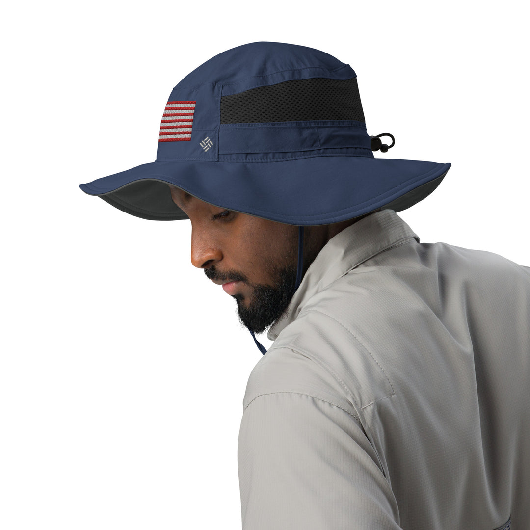 Columbia Booney Hat American Flag (Embroidered)