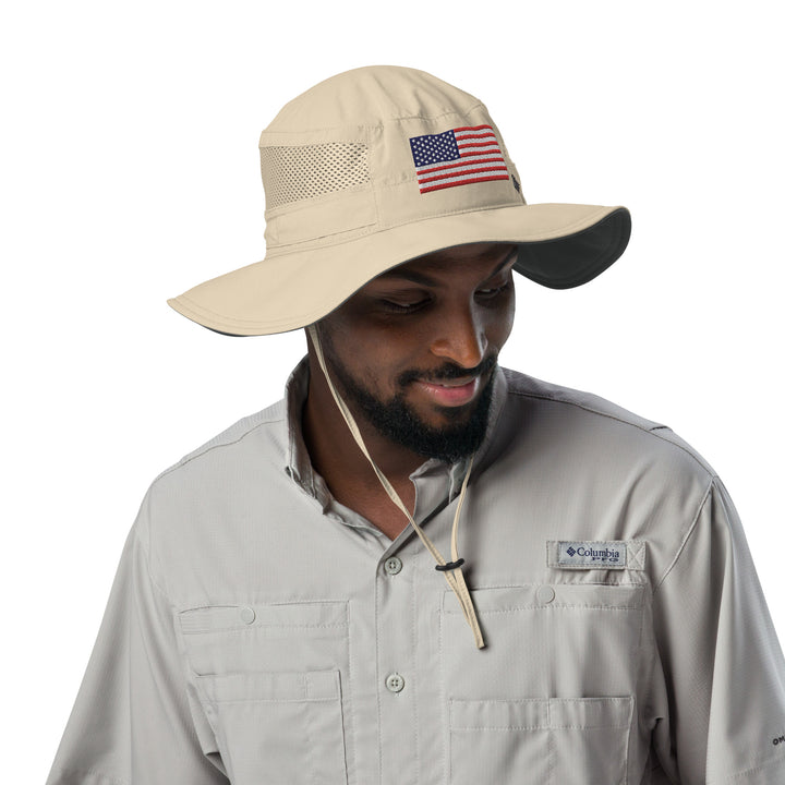 Columbia Booney Hat American Flag (Embroidered)