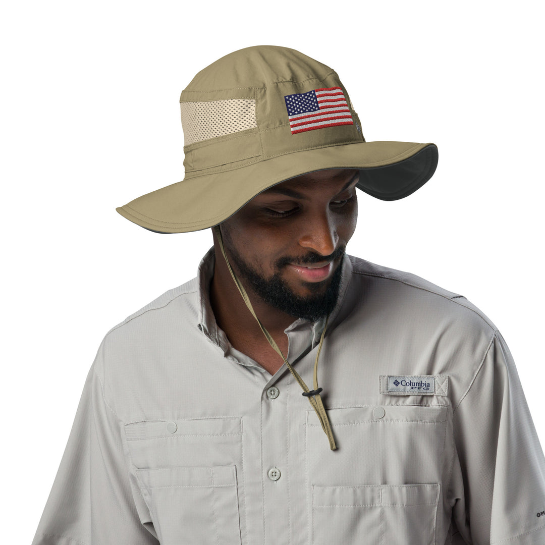 Columbia Booney Hat American Flag (Embroidered)