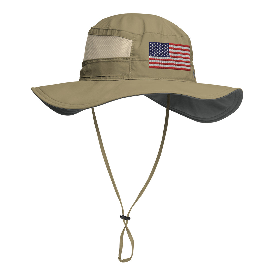 Columbia Booney Hat American Flag (Embroidered)