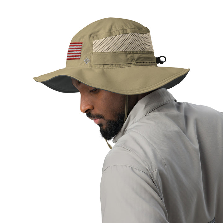 Columbia Booney Hat American Flag (Embroidered)