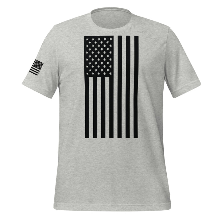 American Flag T-Shirt (Made in the USA) - Black Flag