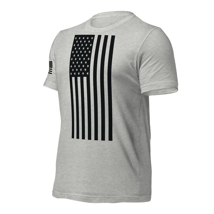 American Flag T-Shirt (Made in the USA) - Black Flag