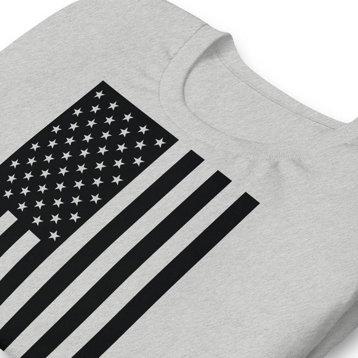 American Flag T-Shirt (Made in the USA) - Black Flag