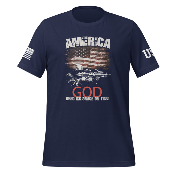 AMERICA God Shed His Grace On Thee T-Shirt (Made the USA)