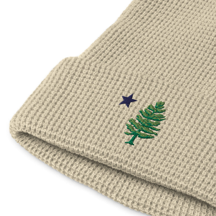 Maine Flag Waffle Beanie (Embroidered)