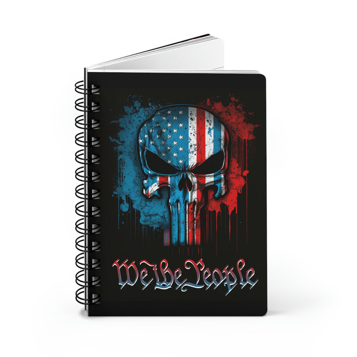 We The People Punisher Skull Spiral Bound Journal