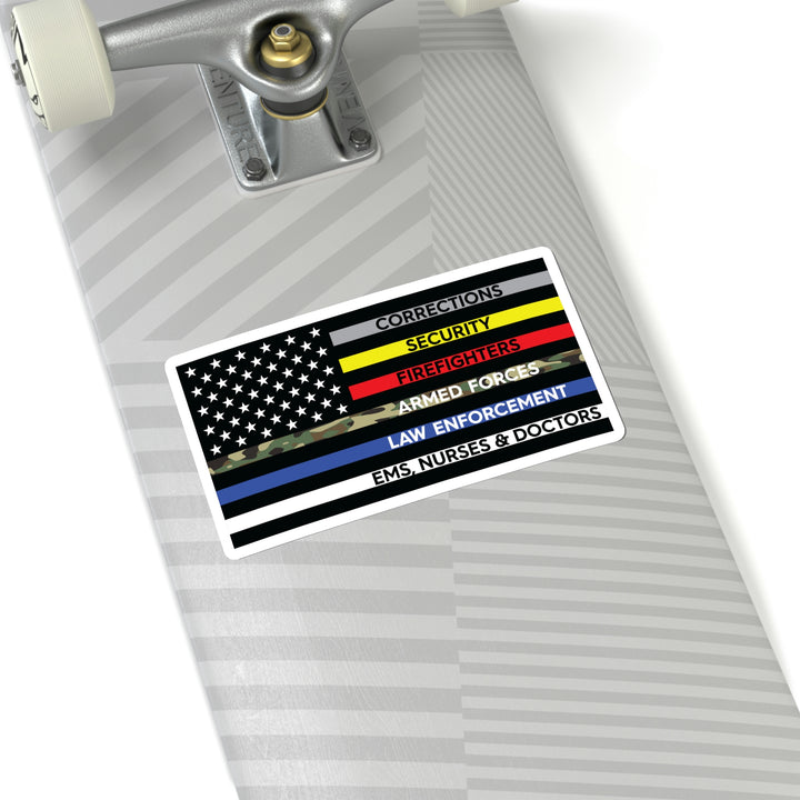 Thin Line USA Flag™ Sticker