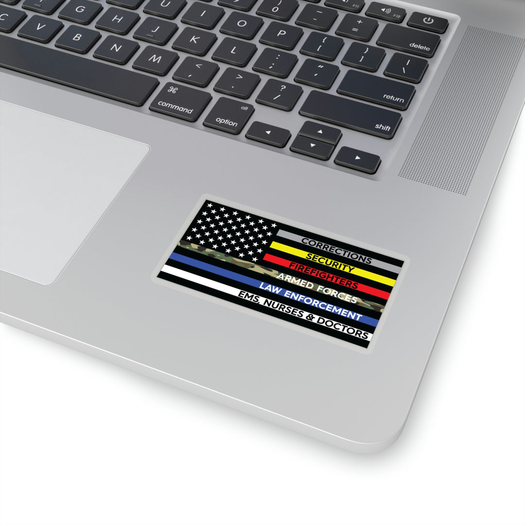 Thin Line USA Flag™ Sticker