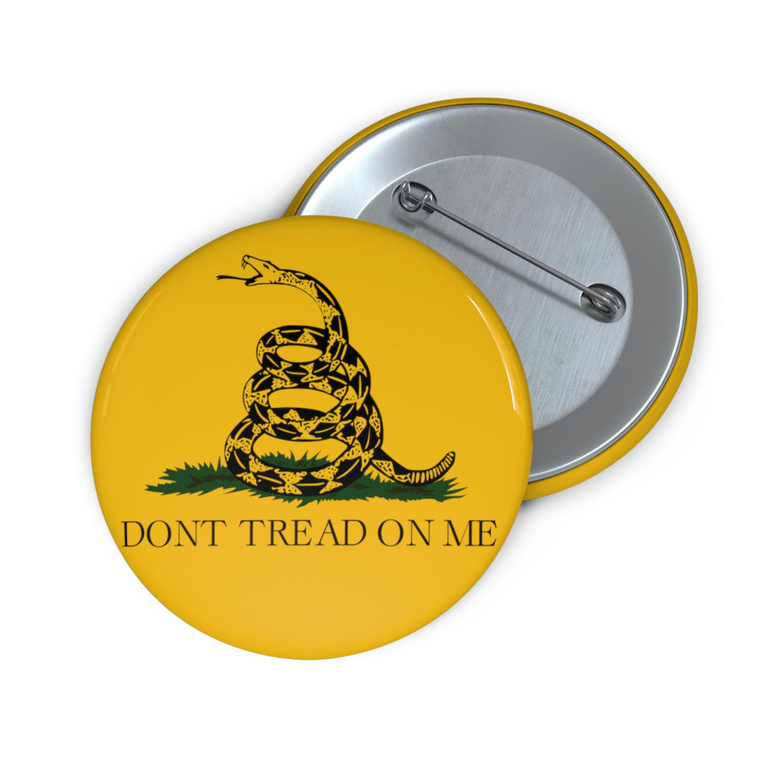 Don't Tread On Me Flag Punisher Skull Custom Pin Buttons