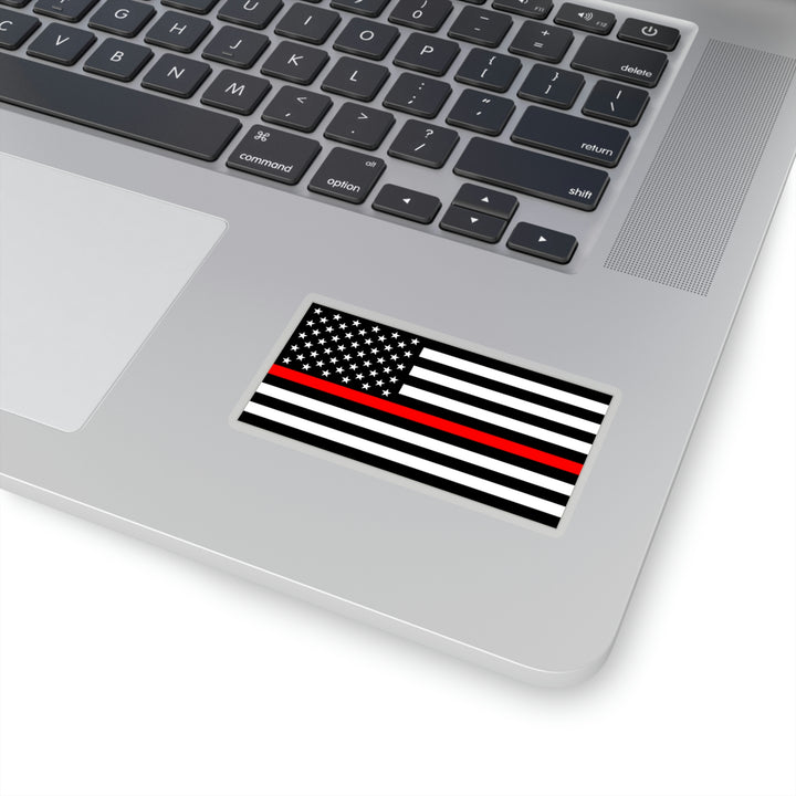 Thin Red Line Flag Sticker