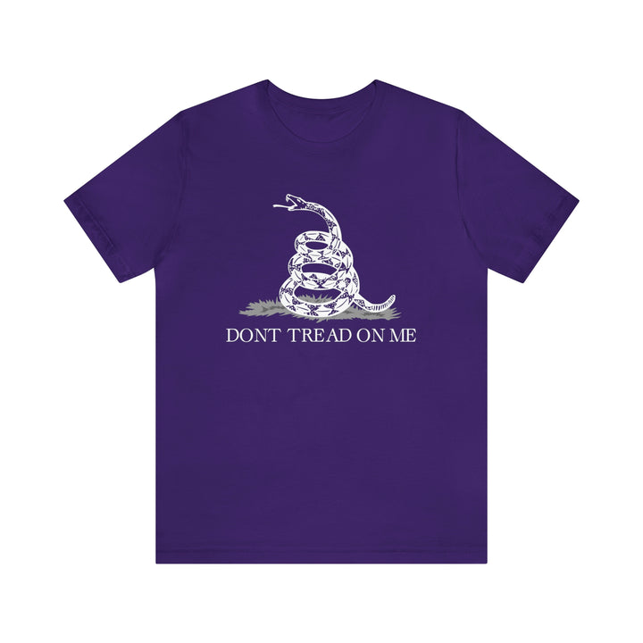 Don't Tread On Me T Shirt: Bella + Canvas 3001