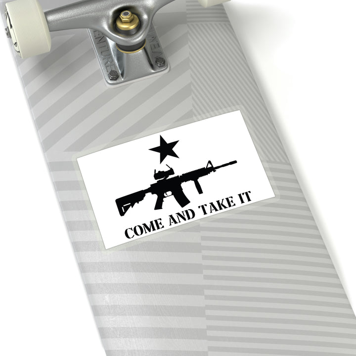 Come And Take It AR-15 Flag Sticker