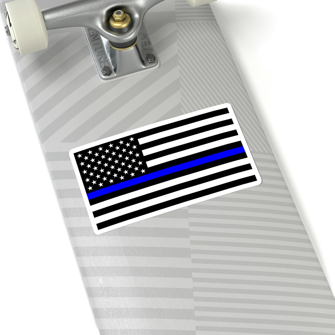 Thin Blue Line Flag Sticker