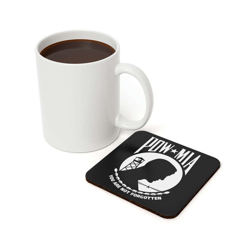 POW-MIA Flag Cork Back Coasters by USA Flag Co.