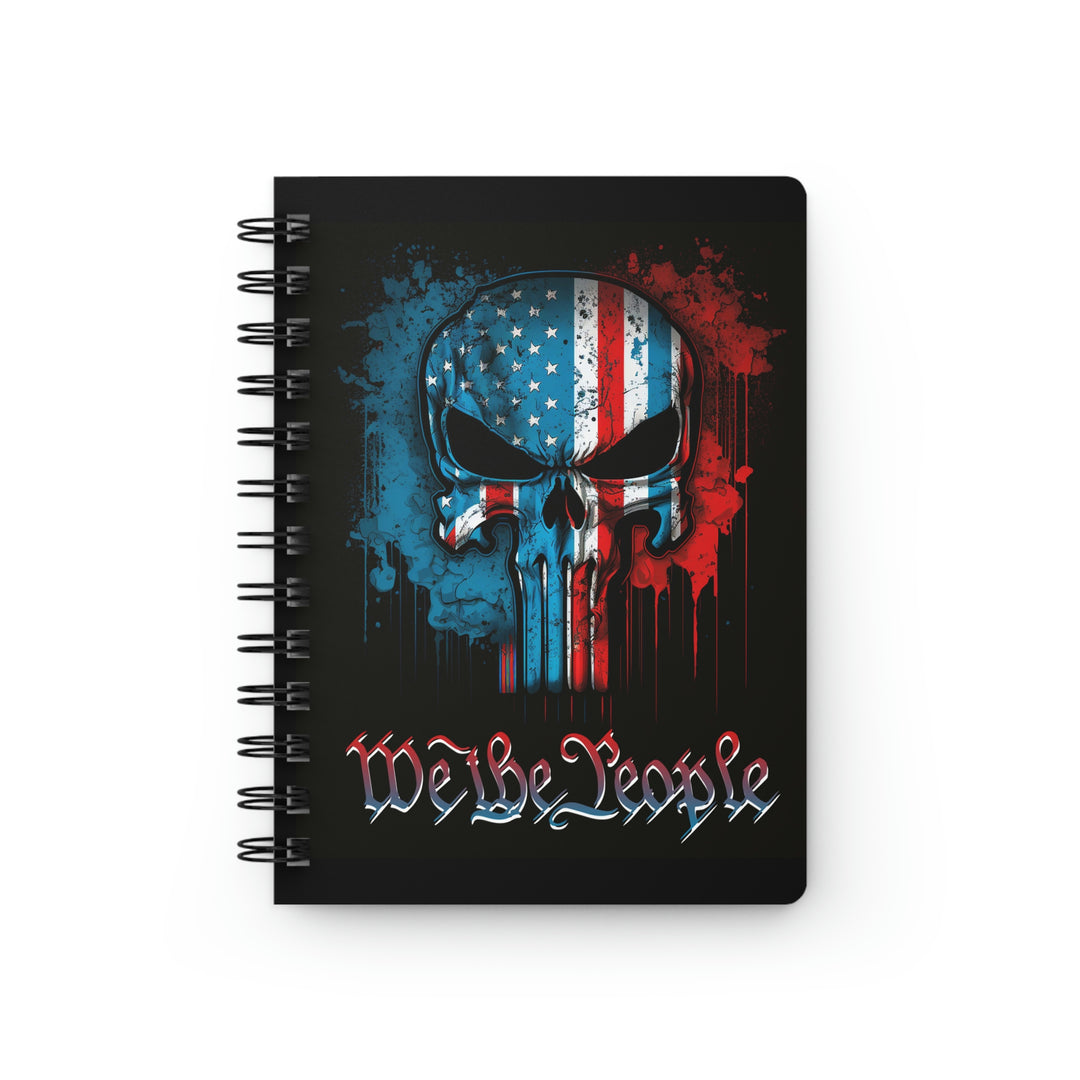 We The People Punisher Skull Spiral Bound Journal