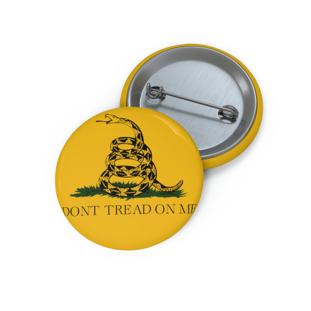 Don't Tread On Me Flag Punisher Skull Custom Pin Buttons