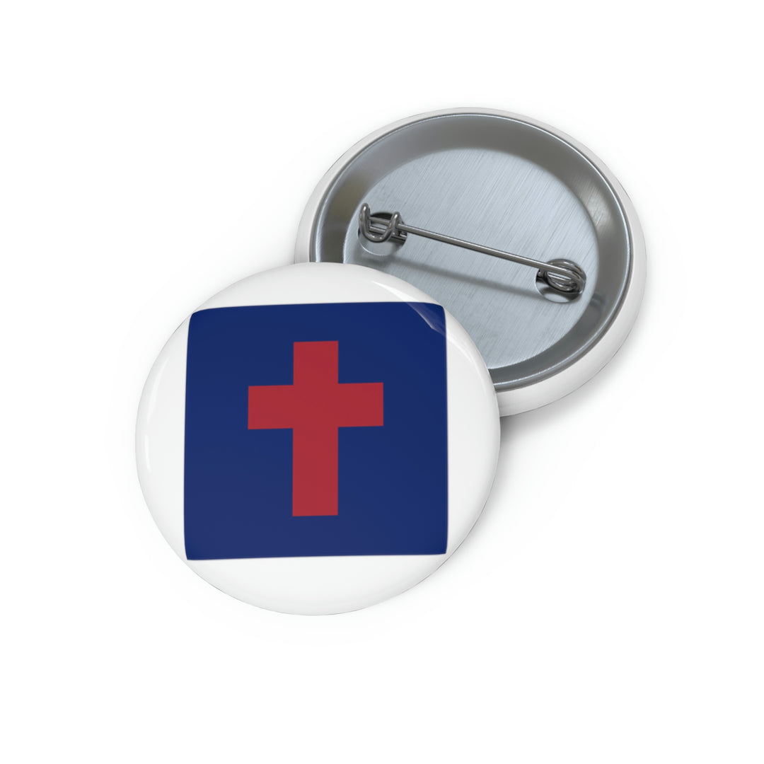 Christian Flag Custom Pin Buttons