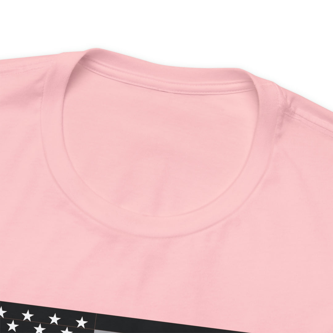 Thin Line USA Flag T Shirt: Bella + Canvas 3001