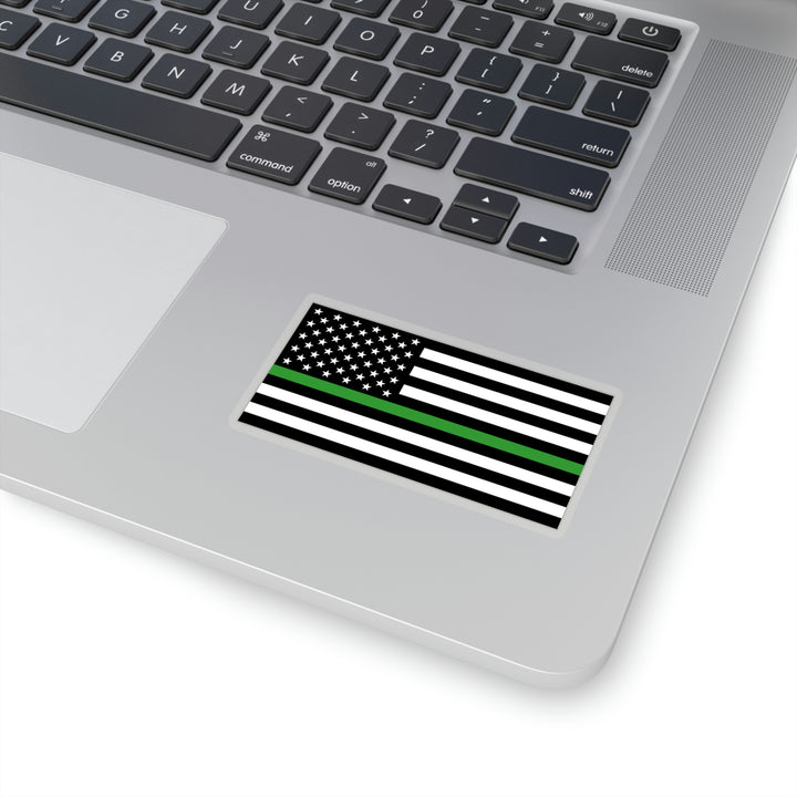 Thin Green Line Flag Sticker