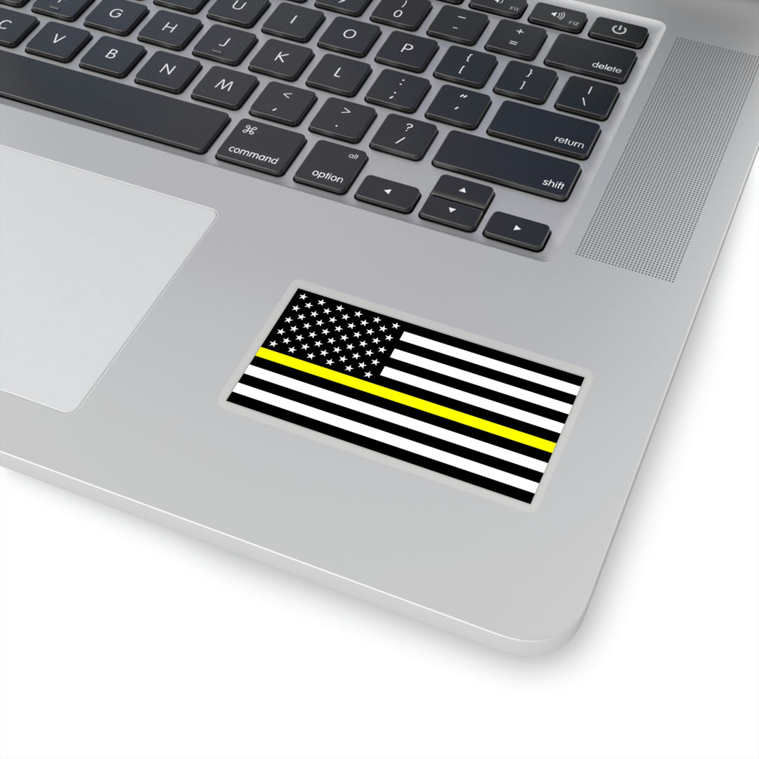 Thin Yellow Line Flag Sticker