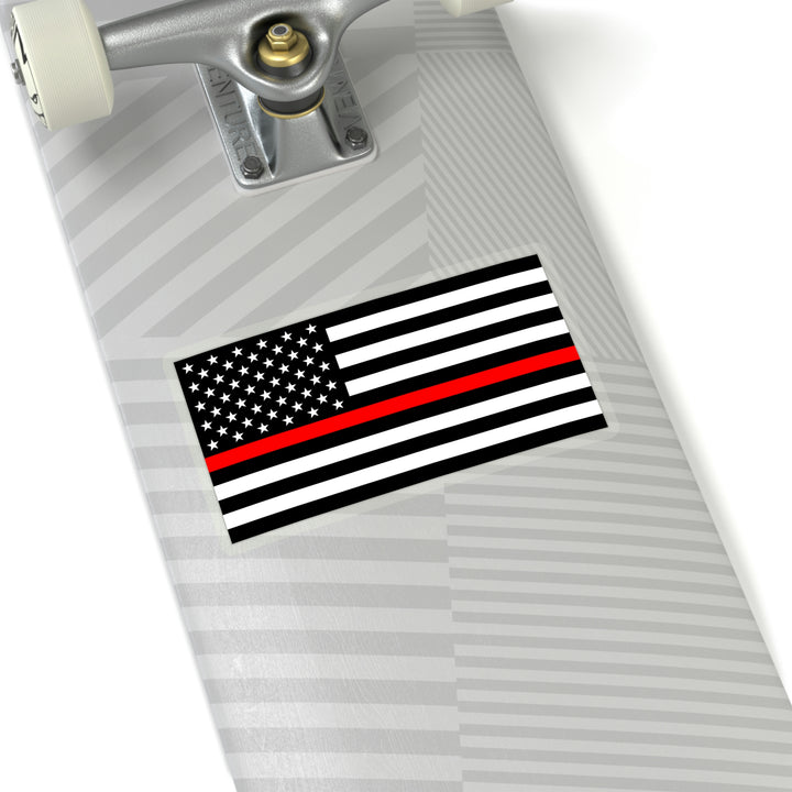 Thin Red Line Flag Sticker