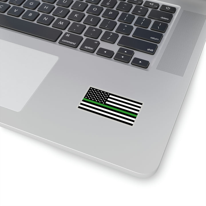 Thin Green Line Flag Sticker