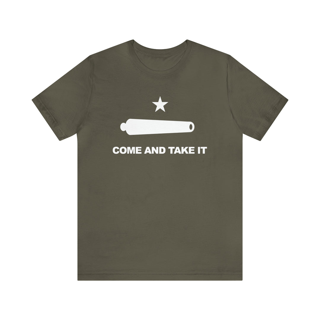 Come And Take It Flag T Shirt: Bella + Canvas 3001