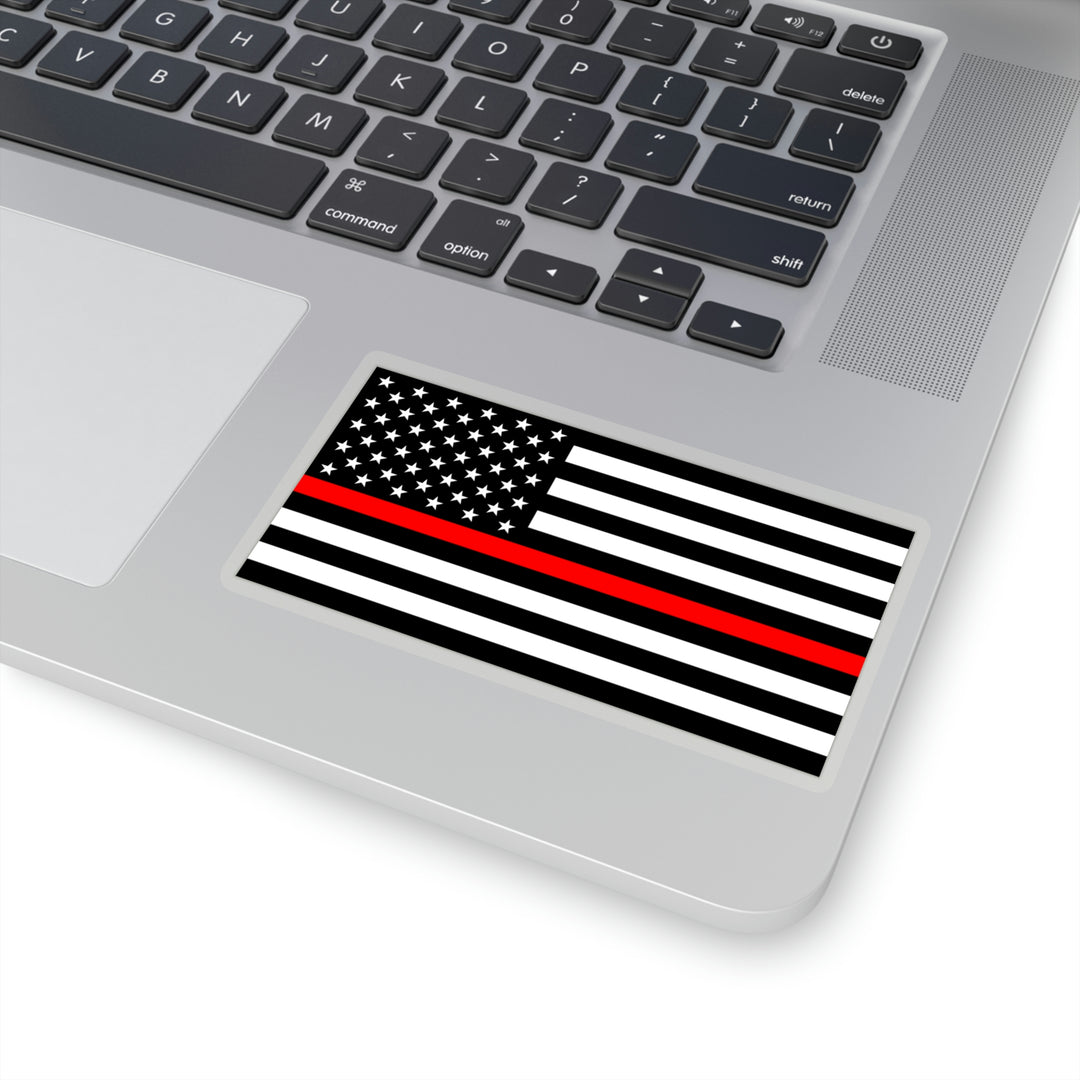 Thin Red Line Flag Sticker