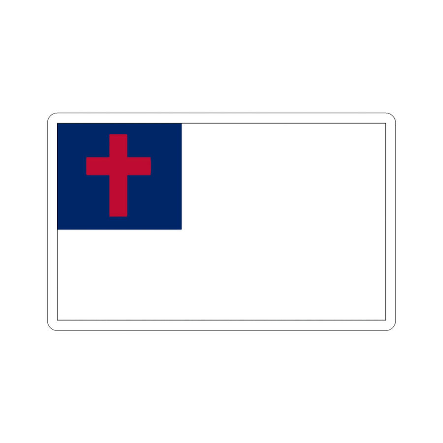 Christian Flag Sticker