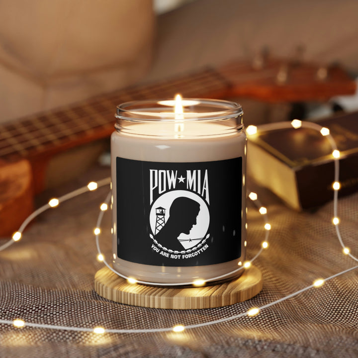 POW-MIA Flag Scented Soy Candle, 9oz by USA Flag Co.