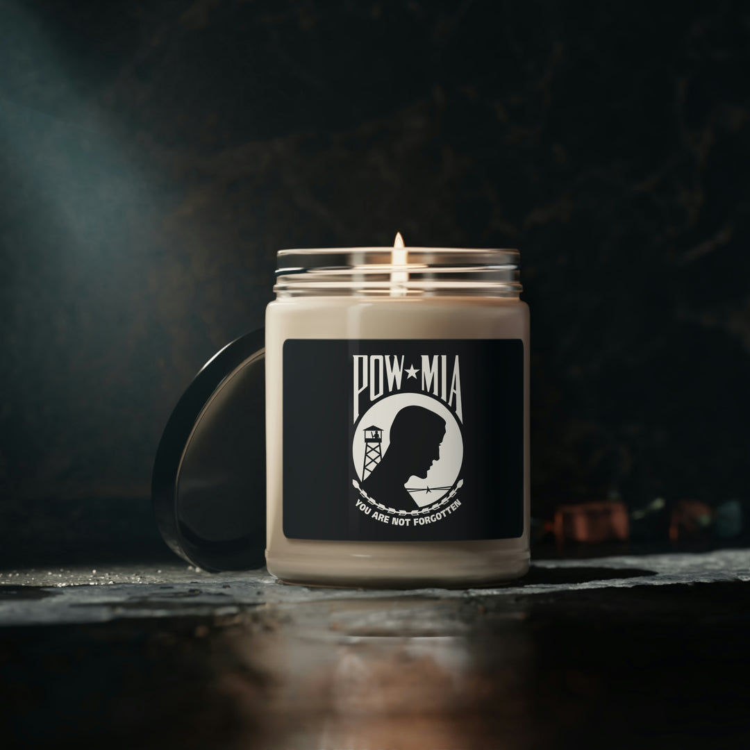 POW-MIA Flag Scented Soy Candle, 9oz by USA Flag Co.