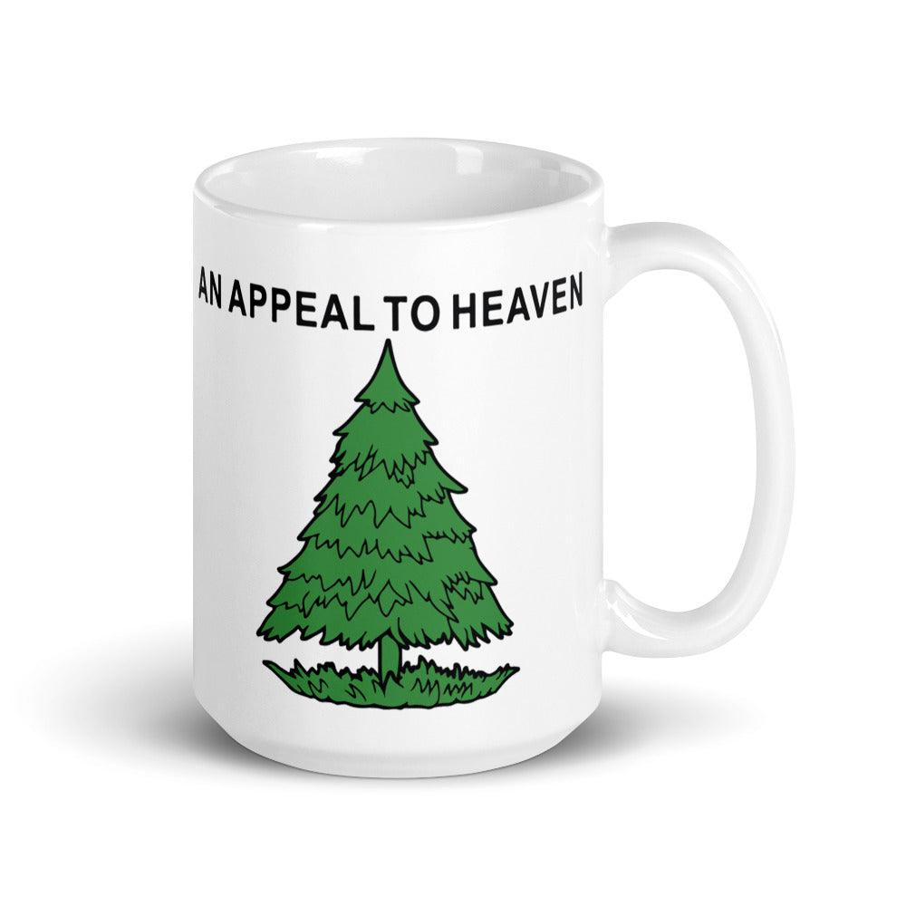 An Appeal To Heaven Mugs - 15 oz. or 11 oz. Glossy White - USA Flag Co.