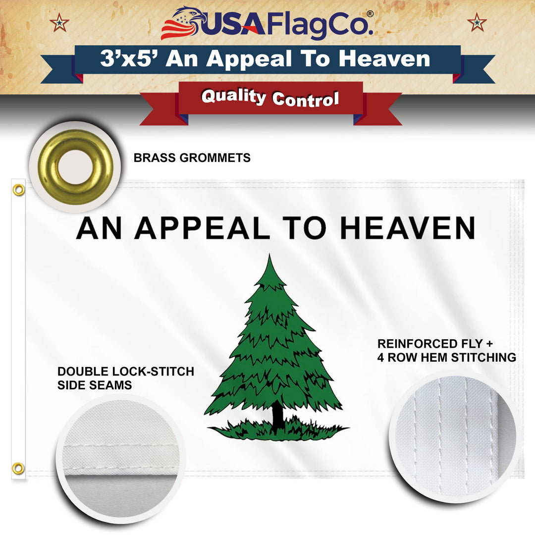 An Appeal To Heaven Flag (3x5 foot) Oxford Polyester