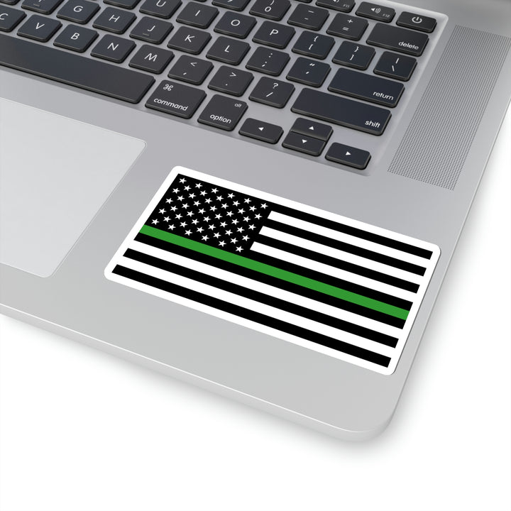 Thin Green Line Flag Sticker