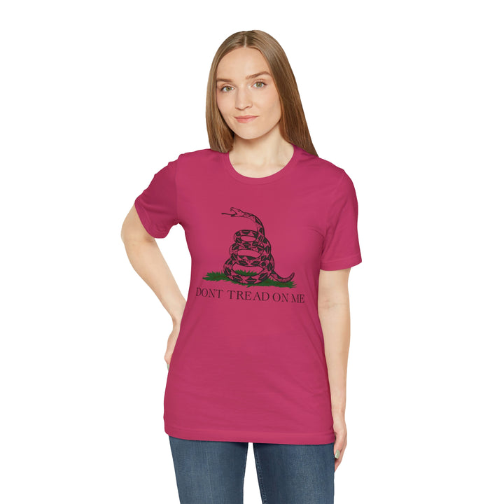 Don't Tread On Me T Shirt: Bella + Canvas 3001