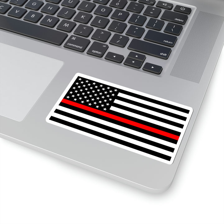 Thin Red Line Flag Sticker